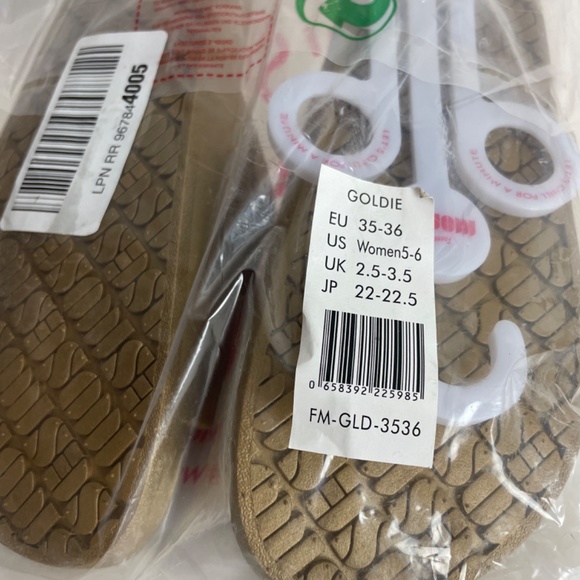 Freedom Moses Two Band Slide Goldie Sandals - Picture 7 of 9